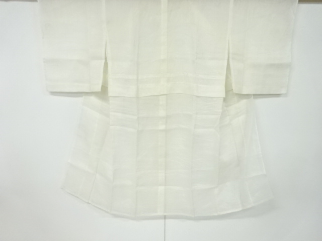 JAPANESE KIMONO / ANTIQUE JUBAN FOR SUMMER / FLORAL PLANTS